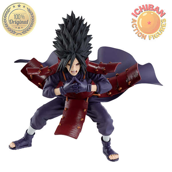 [PRÉ-VENDA MAIO/25 - 50%] UCHIHA MADARA NARUTO SHIPPUDEN VIBRATION STARS BANPRESTO 100% ORIGINAL LACRADO