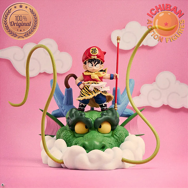 SON GOKU KID NA CABEÇA DO SHEN LONG DRAGON BALL Z SNAP COLLECTION ICHIBANSHO BANDAI 100% ORIGINAL LACRADO