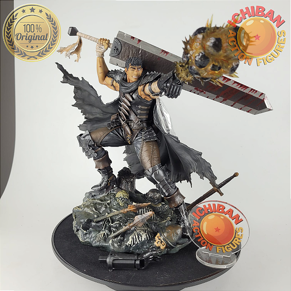 GUTS BLACK SWORDSMAN VER. BERSERK MEDICOS 1/7 100% ORIGINAL COM CAIXA