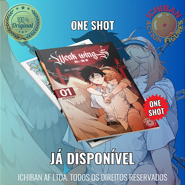ONE SHOT MANGÁ WEAK WINGS ICHIBAN AF VERSÃO REGULAR 100% ORIGINAL LACRADO