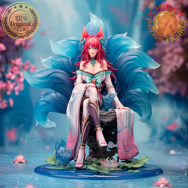 AHRI SPIRIT BLOOSSOM VER. LEAGUE OF LEGENDS MYETHOS GOODSMILE COMPANY 1/7 100% ORIGINAL SEM CAIXA