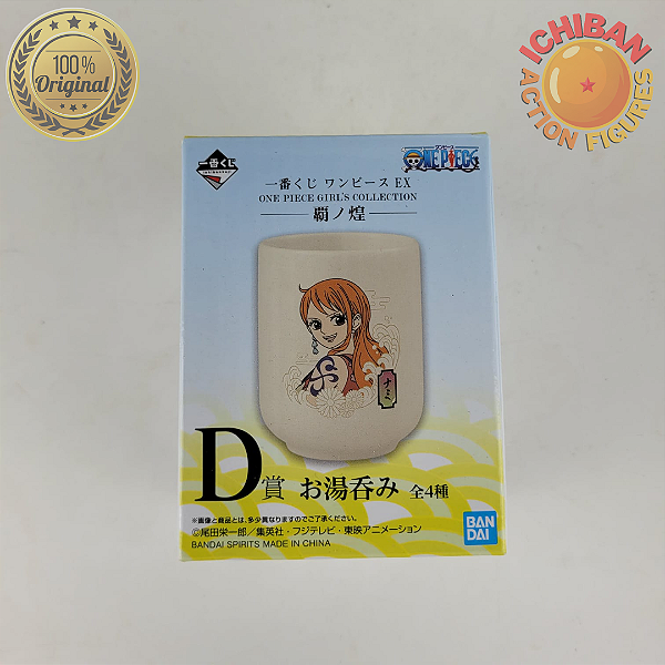 COPO ALEATÓRIO GAROTAS ONE PIECE ICHIBAN KUJI LETRA D BANDAI 100% ORIGINAL LACRADO