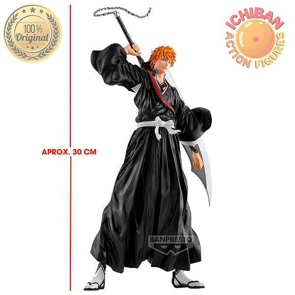 [PRÉ-VENDA NOVEMBRO/25 - 50%] KUROSAKI ICHIGO BLEACH GRANDISTA BANPRESTO 100% ORIGINAL LACRADO
