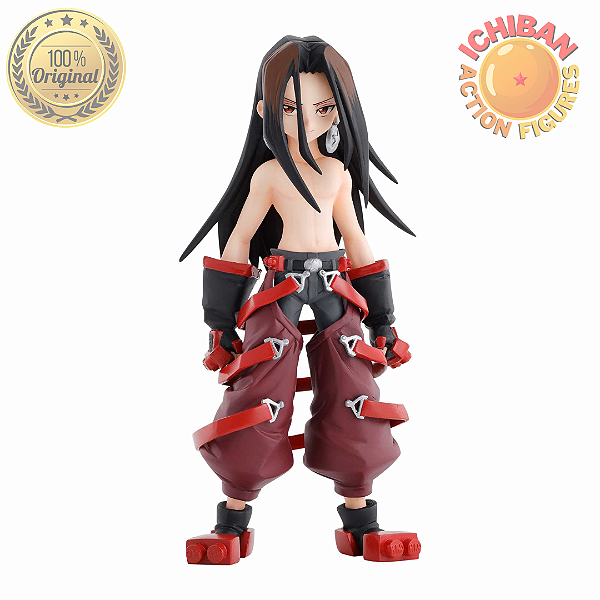 HAO ASAKURA SEM CAMISETA SHAMAN KING BANPRESTO 100% ORIGINAL LACRADO