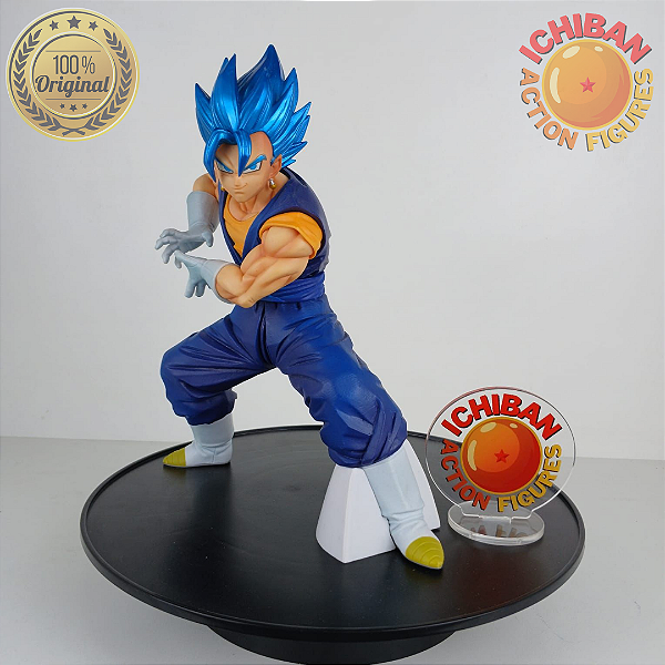 VEGETTO SSJ BLUE CARREGANDO KAMEHAMEHA DRAGON BALL SUPER NAMCO VER.1 BANDAI 100% ORIGINAL SEM CAIXA