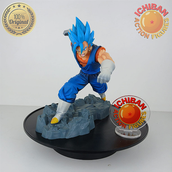 VEGETTO SSJ BLUE DRAGON BALL DOKKAN BATTLE COLLAB BANPRESTO 100% ORIGINAL SEM CAIXA