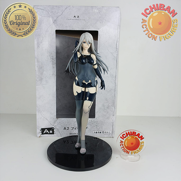 A2 YORHA LONG HAIR NIER AUTOMATA KUJI PRIZE SQUARE ENIX 100% ORIGINAL COM CAIXA