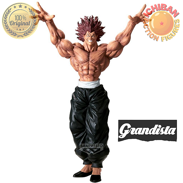 [PRÉ-VENDA DEZEMBRO/25 - 50%] YUJIRO HANMA BAKI THE CHAMPION GRANDISTA BANPRESTO 100% ORIGINAL LACRADO