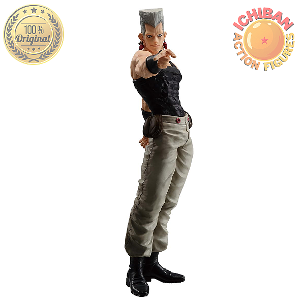JEAN PIERRE JOJO'S BIZARRE ADVENTURE STARDUST CRUZADERS MASTERLISE ICHIBAN KUJI LETRA E BANDAI 100% ORIGINAL LACRADO