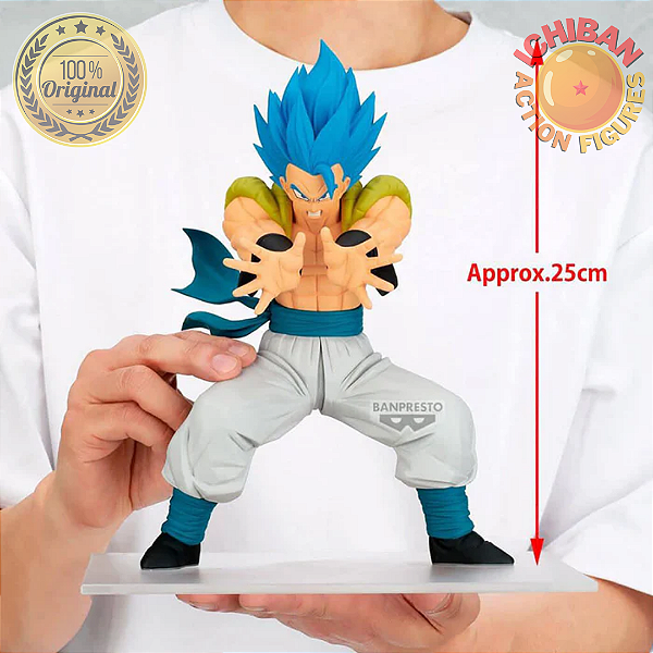 [PRÉ-VENDA JANEIRO/26 - 50%] GOGETA SSJ BLUE KAMEHAMEHA DRAGON BALL SUPER GRANDISTA BANPRESTO 100% ORIGINAL LACRADO