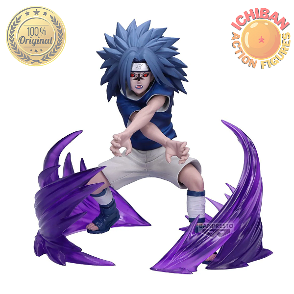 [PRÉ-VENDA JANEIRO/26 - 50%] UCHIHA SASUKE SELO NÍVEL 2 VALE DO FIM DIORAMA NARUTO VB BANPRESTO 100% ORIGINAL LACRADO
