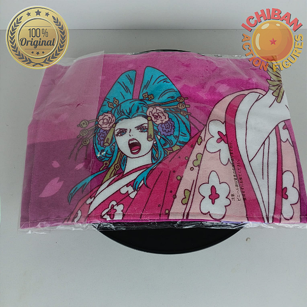 TOALHA GRANDE HIYORI ROSA ONE PIECE ICHIBAN KUJI BANDAI 100% ORIGINAL LACRADO