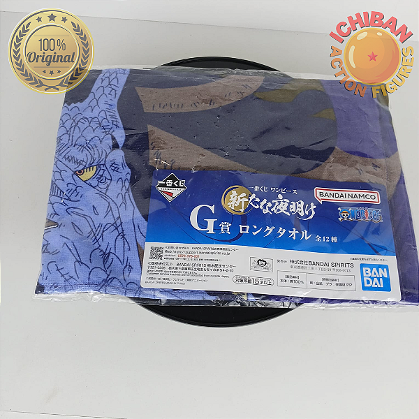 TOALHA GRANDE KAIDO ONE PIECE ICHIBAN KUJI LETRA G BANDAI 100% ORIGINAL LACRADO