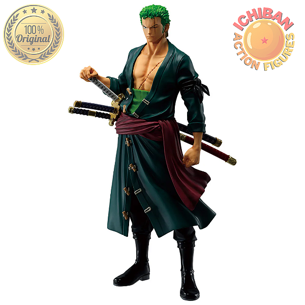 RORONOA ZORO TIMESKIP ONE PIECE MASTERLISE ICHIBAN KUJI LETRA B BANDAI 100% ORIGINAL LACRADO