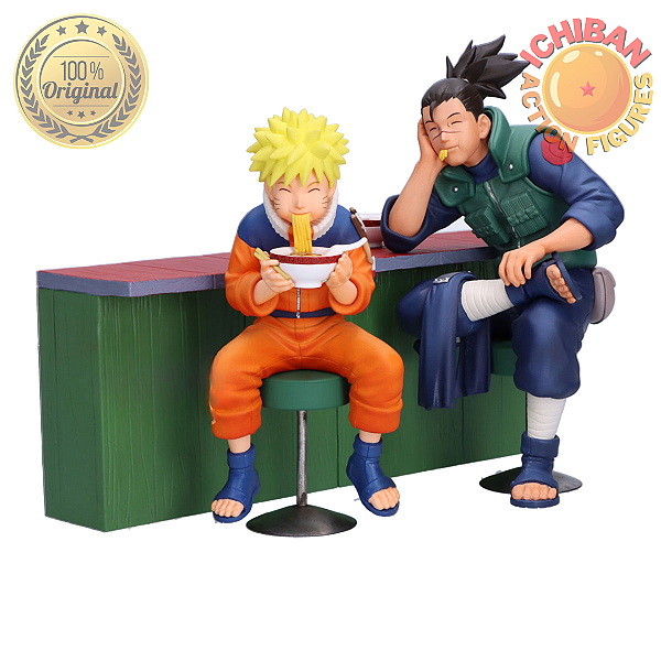 [PRÉ-VENDA MARÇO/26 - 50%] CONJUNTO UZUMAKI NARUTO E IRUKA SENSEI (NEW) NARUTO ICHIRAKU LAMEN 100% ORIGINAL LACRADO