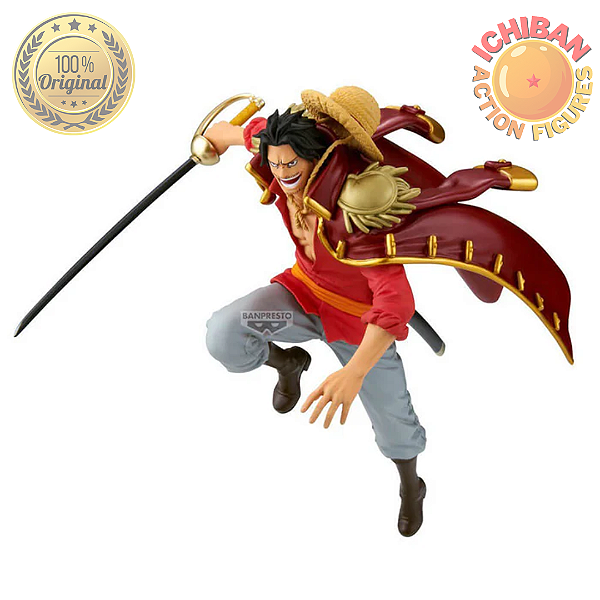 [PRÉ-VENDA MARÇO/26 - 50%] GOL D. ROGER ONE PIECE BATTLE RECORD COLLECTION BANPRESTO 100% ORIGINAL LACRADO