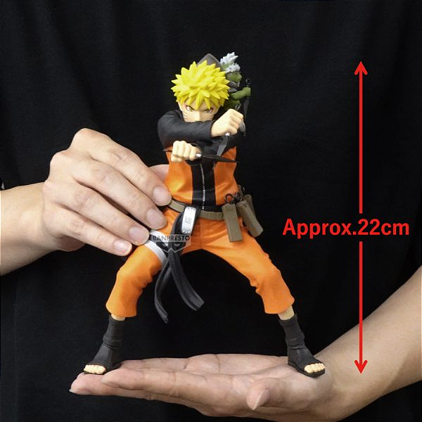 [PRÉ-VENDA MARÇO/26 - 50%] UZUMAKI NARUTO POSE DE BATALHA NARUTO SHIPPUDEN GRANDISTA BANPRESTO 100% ORIGINAL LACRADO
