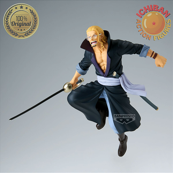 [PRÉ-VENDA MARÇO/26 - 50%] SILVERS RAYLEIGH ONE PIECE BATTLE RECORD COLLECTION BANPRESTO 100% ORIGINAL LACRADO