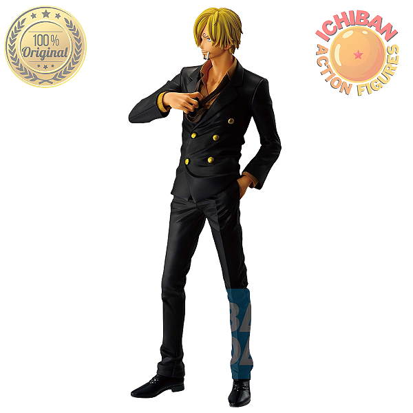 VINSMOKE SANJI MÃO NA CAMISA ONE PIECE MASTERLISE ICHIBAN KUJI LETRA C BANDAI 100% ORIGINAL LACRADO