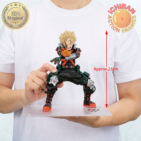 [PRÉ-VENDA ABRIL/26 - 50%] KATSUKI BAKUGO MY HERO ACADEMIA GRANDISTA BANPRESTO 100% ORIGINAL LACRADO