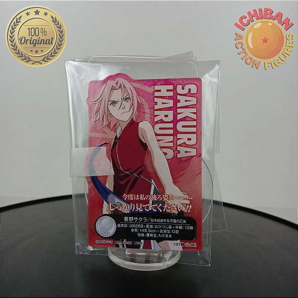 ACRÍLICO ALEATÓRIO NOMES NARUTO ICHIBAN KUJI BANDAI 100% ORIGINAL LACRADO