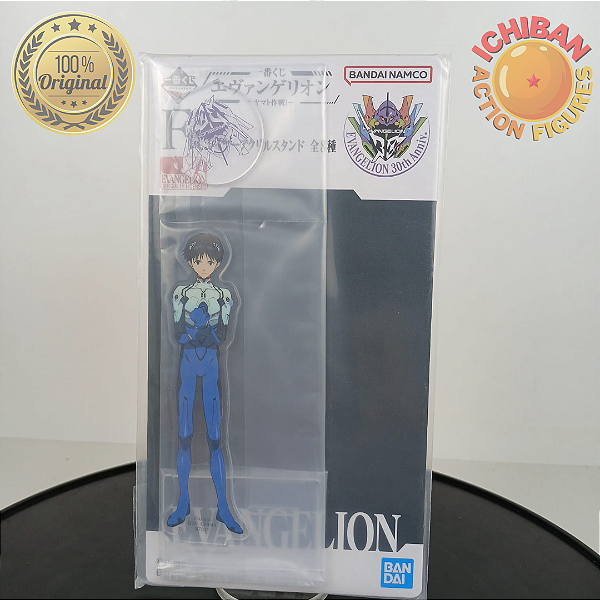 ACRÍLICO ALEATÓRIO EVANGELION ICHIBAN KUJI LETRA F 100% ORIGINAL LACRADO