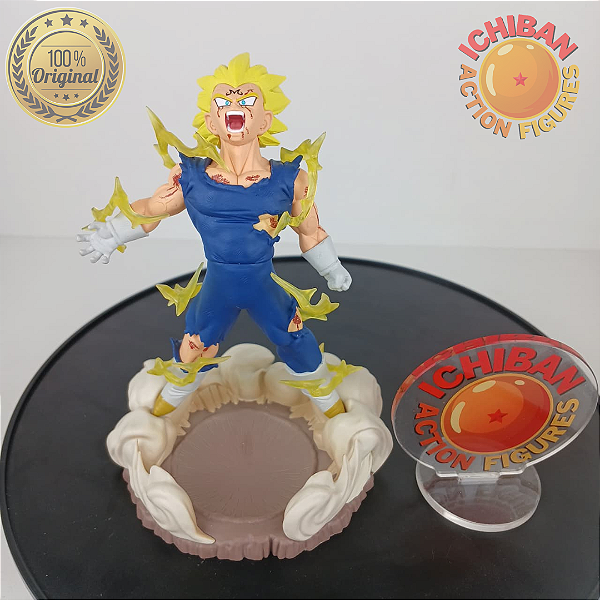 MAJIN VEGETA MORRENDO DRAGON BALL Z HISTORY BOX BANPRESTO 100% ORIGINAL SEM CAIXA