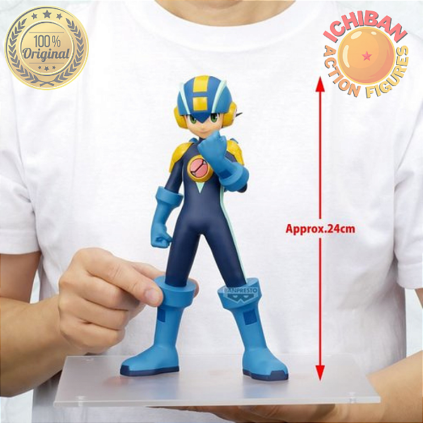 [PRÉ-VENDA MAIO/26 - 50%] MEGAMAN.EXE GRANDISTA BANPRESTO 100% ORIGINAL LACRADO
