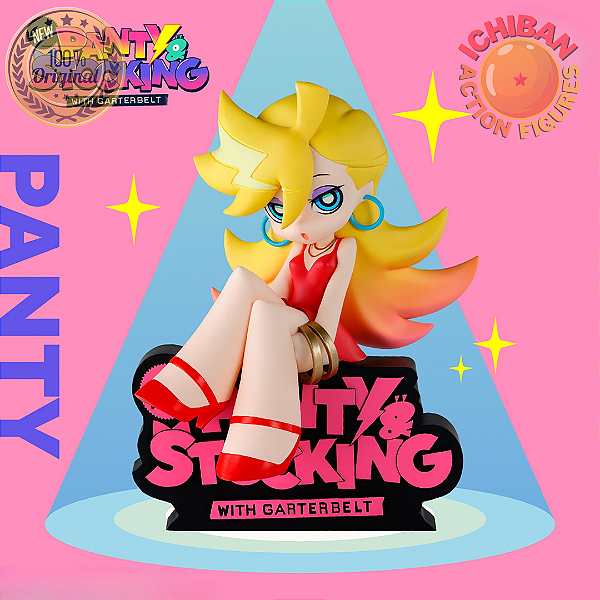 [PRÉ-VENDA JUNHO/26 - 50%] PANTY OF PANTY AND STOCKING WITH GARTERBELT BANPRESTO 100% ORIGINAL LACRADO