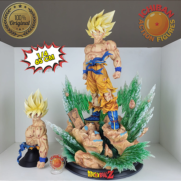 SON GOKU SSJ FIRST TIME FIGURE CLASS STUDIO 1/4 WAVE DRAGON BALL Z 100% ORIGINAL