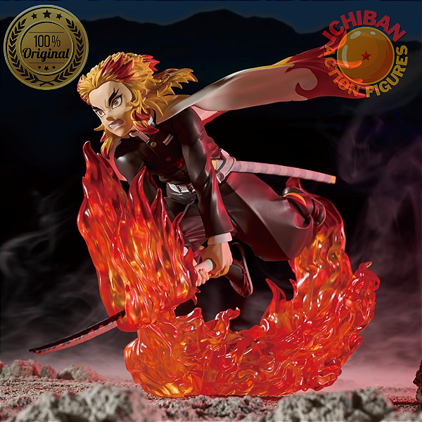 KYOJURO RENGOKU DEMON SLAYER VIBRATION STARS PLUS BANPRESTO 100% ORIGINAL LACRADO