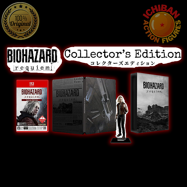[PRÉ-VENDA FEVEREIRO/2026- 50%] RESIDENT EVIL REQUIEM BIOHAZARD EDIÇÃO DE COLECIONADOR VER. JAPONESA NINTENDO SWITCH 2