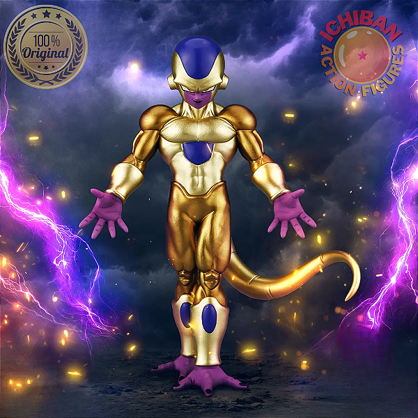 [PRÉ-VENDA JUNHO/2026 - 50%]GOLDEN FREEZA SOLID EDGE WORKS DRAGON BALL SUPER BANPRESTO 100% ORIGINAL LACRADO