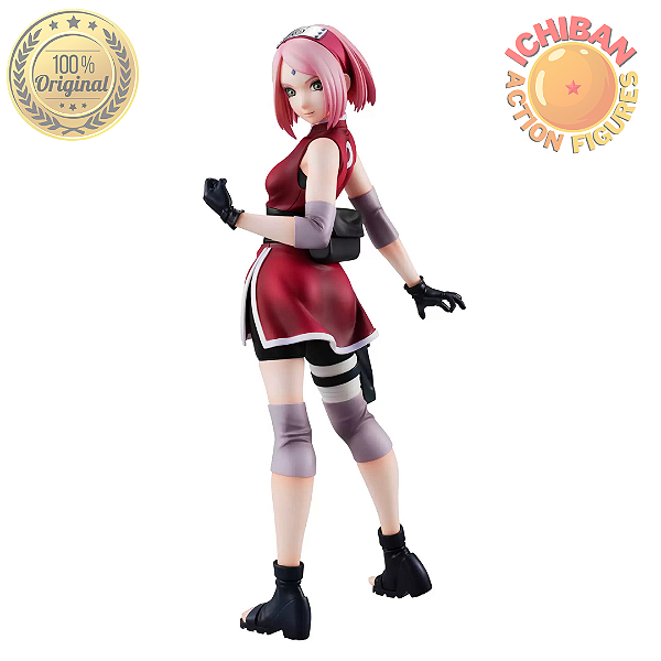 [PRÉ-VENDA AGOSTO/2026 - 50%] HARUNO SAKURA NARUTO SHIPPUDEN MEGAHOUSE 100% ORIGINAL LACRADO