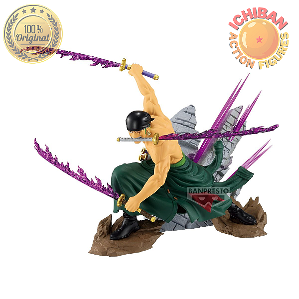 [PRÉ-VENDA JULHO/2026 - 50%] RORONOA ZORO THEOREMA OF SHOUL BANPESTO 100% ORIGINAL LACRADO