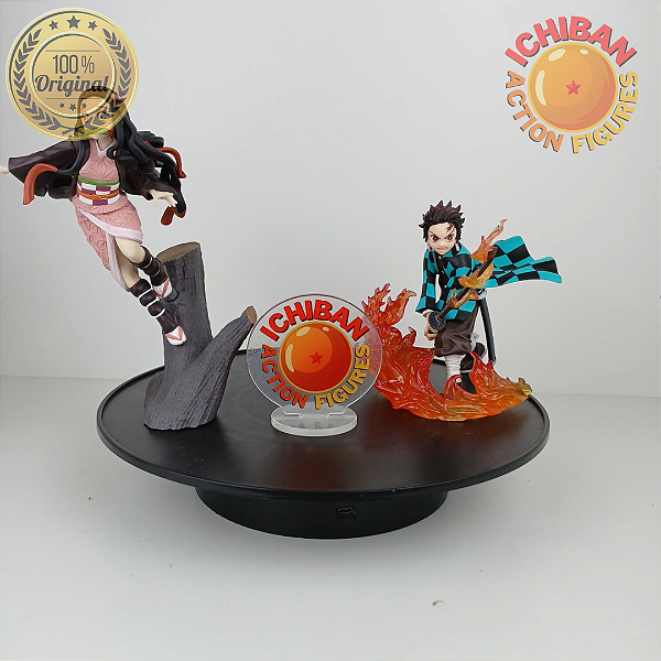 CONJUNTO TANJIRO E NEZUKO DEMON SLAYER XROSS LINK SEGA 100% ORIGINAL SEM CAIXA