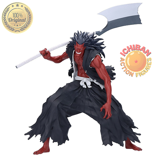 [PRÉ-VENDA AGOSTO/2026 - 50%] ZARAKI KENPACHI BLEACH MAXIMATIC BANPRESTO100% ORIGINAL LACRADO