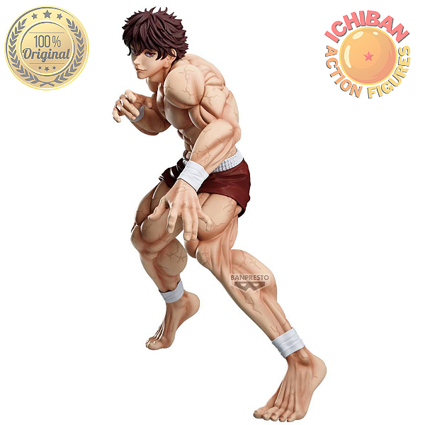 [PRÉ-VENDA AGOSTO/2026 - 50%] HANMA BAKI BAKI THE CHAMPION GRANDISTA BANPRESTO100% ORIGINAL LACRADO
