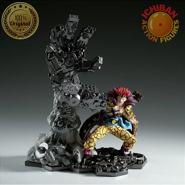 SUPORTE PARA CLIPES EUSTASS KID ONE PIECE BANPRESTO 100% ORIGINAL LACRADO