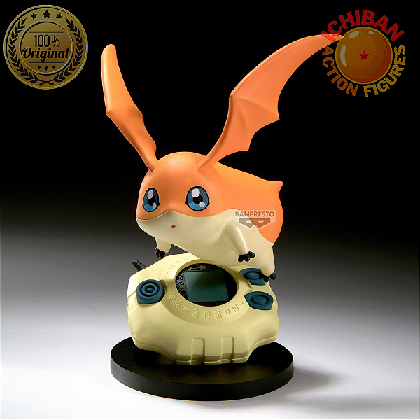 [PRÉ-VENDA AGOSTO/2026 - 50%] PATAMON COM DIGIVICE PUNHO DO DESTINO DIORAMA DIGIMON BANPRESTO 100% ORIGINAL LACRADO
