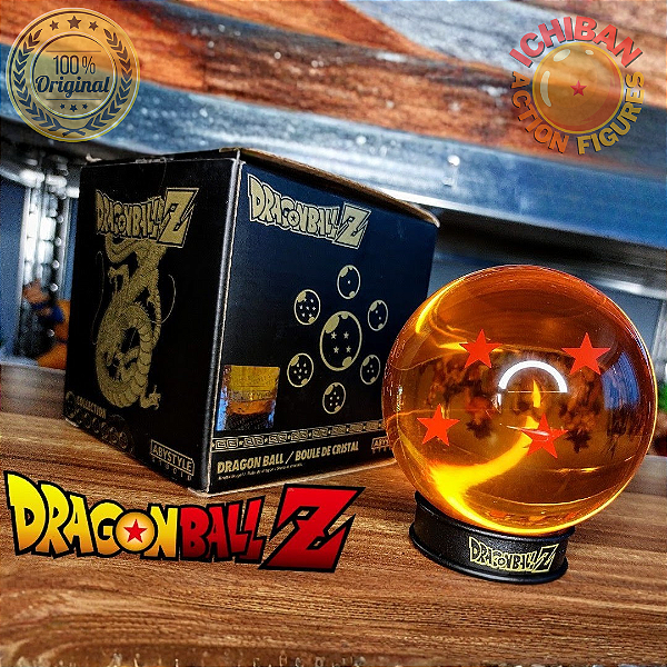 ESFERA DO DRAGÃO 4 ESTRELAS TAMANHO REAL ABYSTYLE STUDIO TOEI ANIMATION 100% ORIGINAL LACRADO