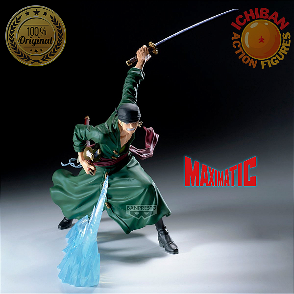 [PRÉ-VENDA SETEMBRO/2026 - 50%] RORONOA ZORO ONE PIECE MAXIMATIC PLUS 100% ORIGINAL LACRADO