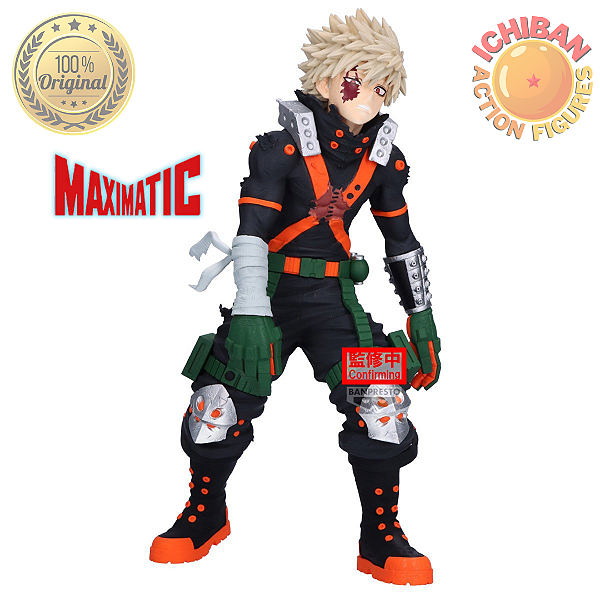 [PRÉ-VENDA SETEMBRO/2026 - 50%] KATSUKI BAKUGO MAXIMATIC THE BEGIN MY HERO ACADEMIA BANPRESTO 100% ORIGINAL LACRADO