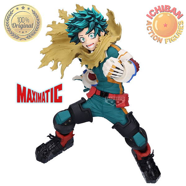 [PRÉ-VENDA SETEMBRO/2026 - 50%] IZUKU MIDORIYA MAXIMATIC THE BEGIN MY HERO ACADEMIA BANPRESTO 100% ORIGINAL LACRADO