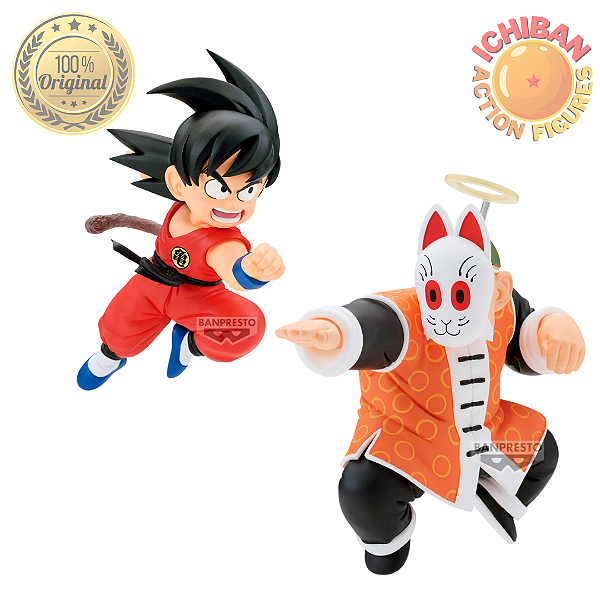 [PRÉ-VENDA SETEMBRO/2026 - 50%] GOKU KID VS VOVÔ GOHAN DRAGON BALL MATCH MAKERS BANPRESTO 100% ORIGINAL LACRADO