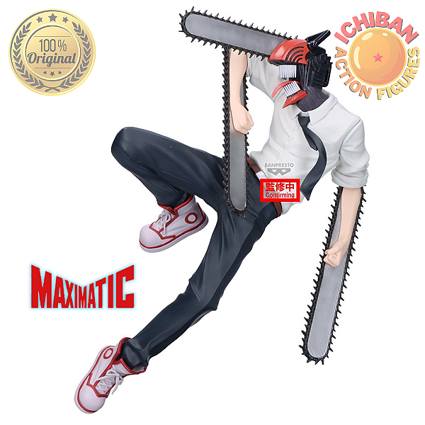 [PRÉ-VENDA SETEMBRO/2026 - 50%] DENJI TRANSFORMADO CHAINSAWMAN MAXIMATIC BANPRESTO 100% ORIGINAL LACRADO
