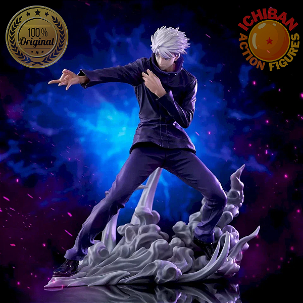 GOJO SATORU DIORAMA FUMAÇA HOLLOW PURPLE JUJUTSU KAISEN LUMINASTA SEGA 100% ORIGINAL LACRADO
