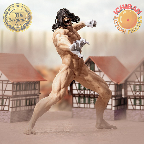 [PRÉ-VENDA NOVEMBRO/26 - 50%] EREN YEAGER TITAN VER. ATACK ON TITAN GIGANTIX SEGA 100% ORIGINAL LACRADO