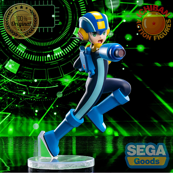 [PRÉ-VENDA OUTUBRO/26 - 50%] MEGAMAN EXE LUMINASTA SEGA 100% ORIGINAL LACRADO