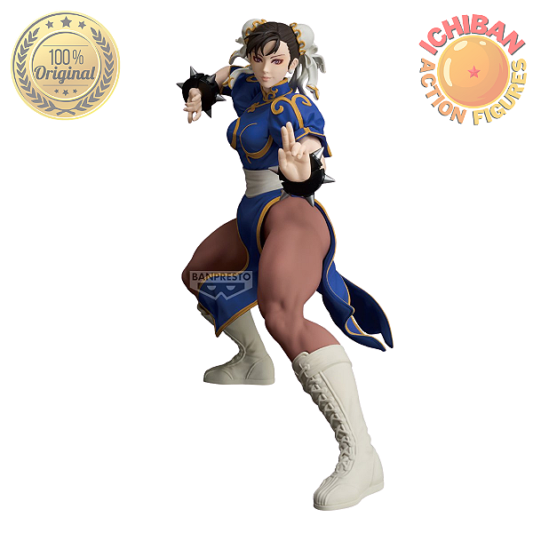 [PRÉ-VENDA NOVEMBRO/26 - 50%] CHUN-LI STREET FIGUTER II GRANDSITA BANPRESTO 100% ORIGINAL LACRADO